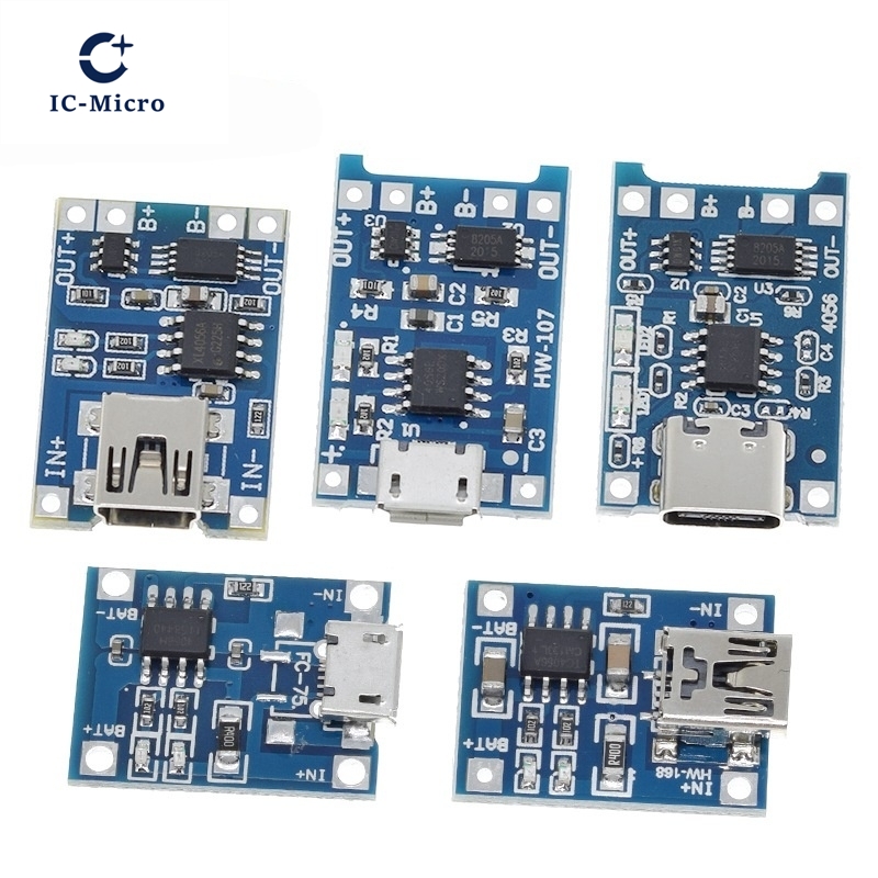 1/5PCS 5V 1A Micro/Type-c/Mini - đánh giá và giá Tp4056 Module