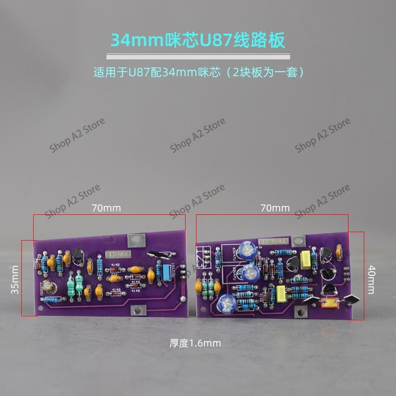 Microphone circuit board U87 1 - đánh giá và giá Proto Board