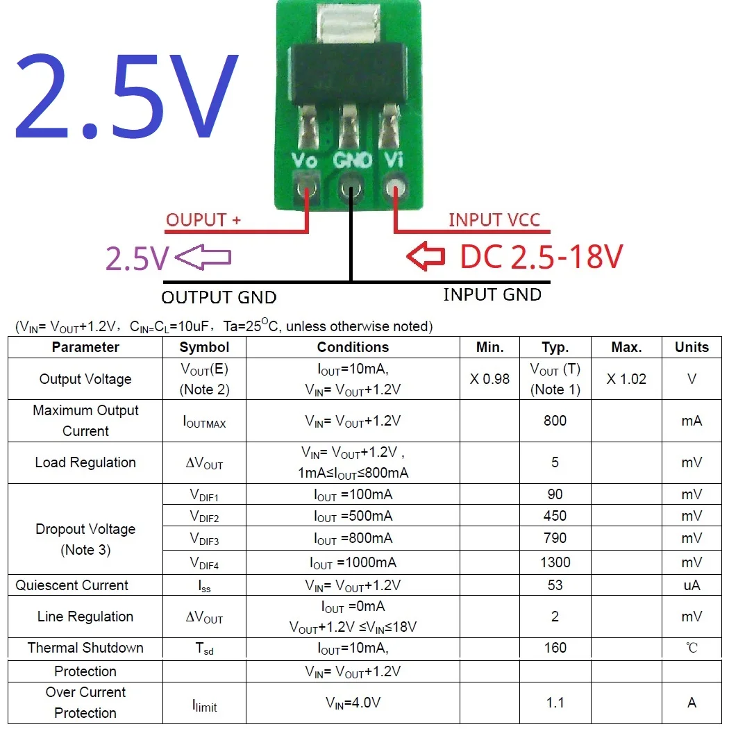 10PCS 2.5-18V to 1.2V 1.8V 2.5 - đánh giá và giá Esp32 Step Down Buck
