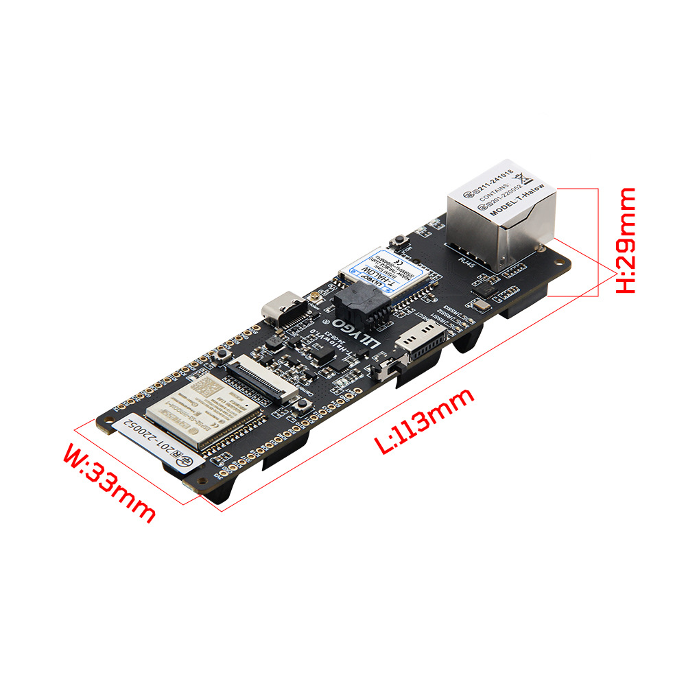 LILYGO® T-Halow ESP32-S3 Devel - đánh giá và giá Esp32 Battery Holder Lipo