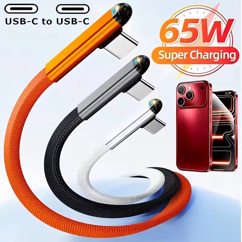 PD 65W Type C To Type C Cable  - đánh giá và giá Usb C Cable